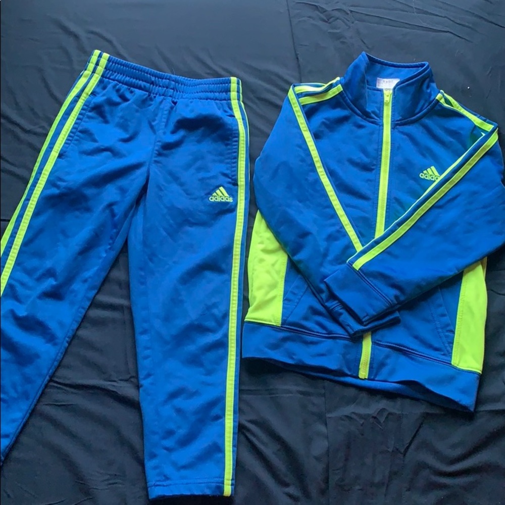 Like new boys adidas track suit